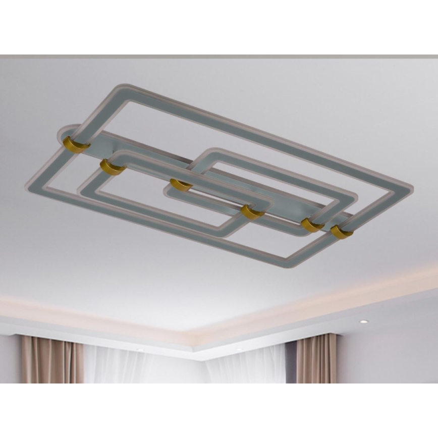 Luminária de tecto LED regulável LED/280W/230V 3000-6500K + controlo remoto