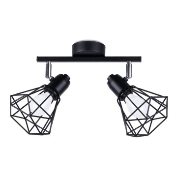 Luminária de teto ARTEMIS 2xE14/40W/230V preta