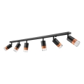 Luminária de teto AURORA 6xGU10/10W/230V 117 cm