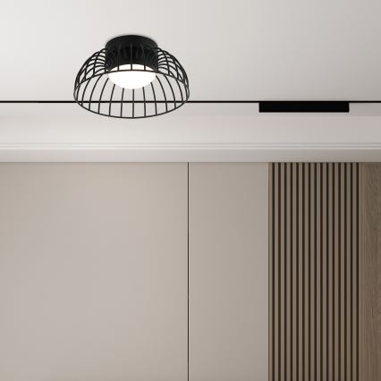 Luminária de teto BETSY LED/12W/230V diâmetro 25 cm preto