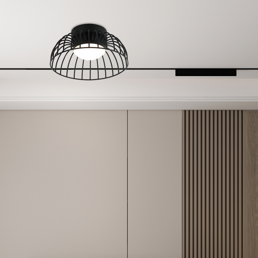 Luminária de teto BETSY LED/12W/230V diâmetro 25 cm preto