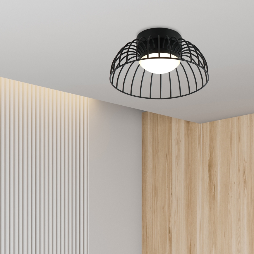 Luminária de teto BETSY LED/12W/230V diâmetro 25 cm preto