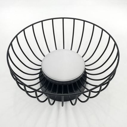 Luminária de teto BETSY LED/12W/230V diâmetro 25 cm preto