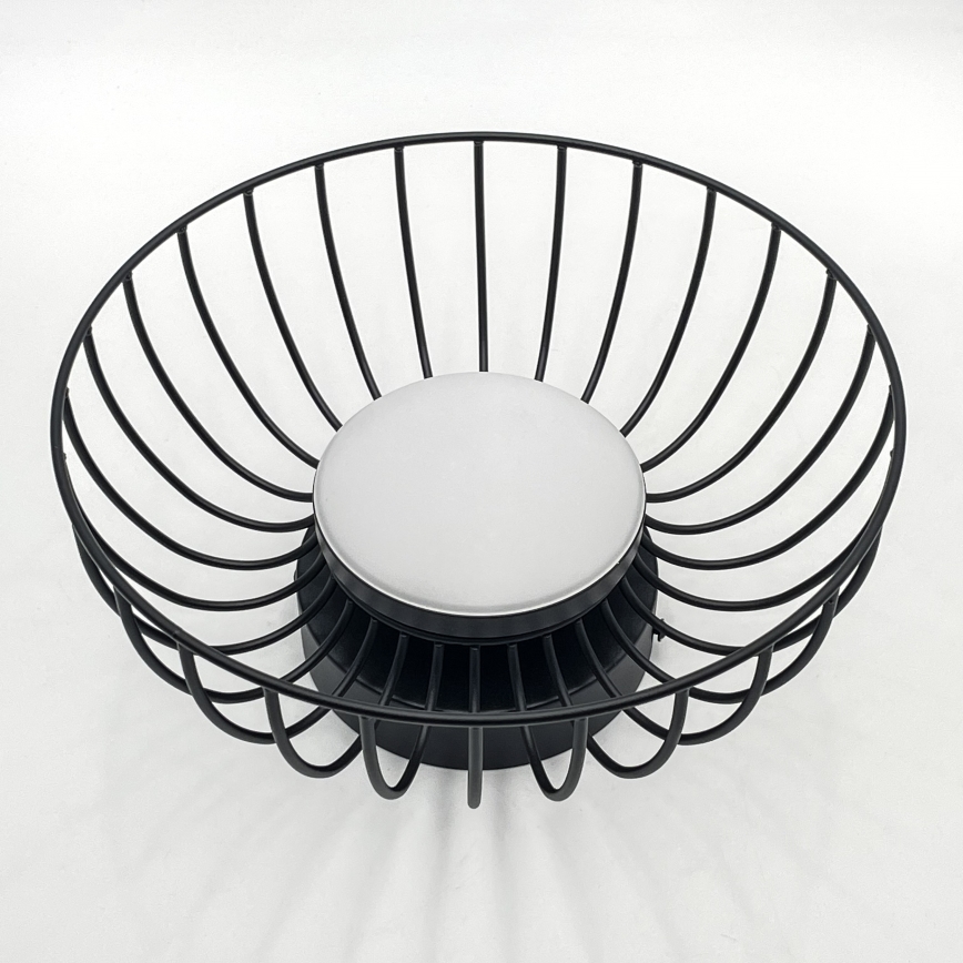 Luminária de teto BETSY LED/12W/230V diâmetro 25 cm preto