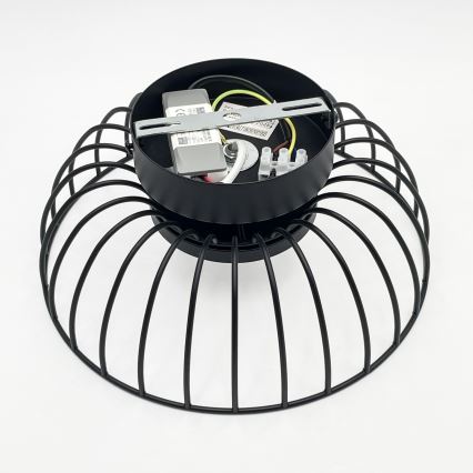 Luminária de teto BETSY LED/12W/230V diâmetro 25 cm preto