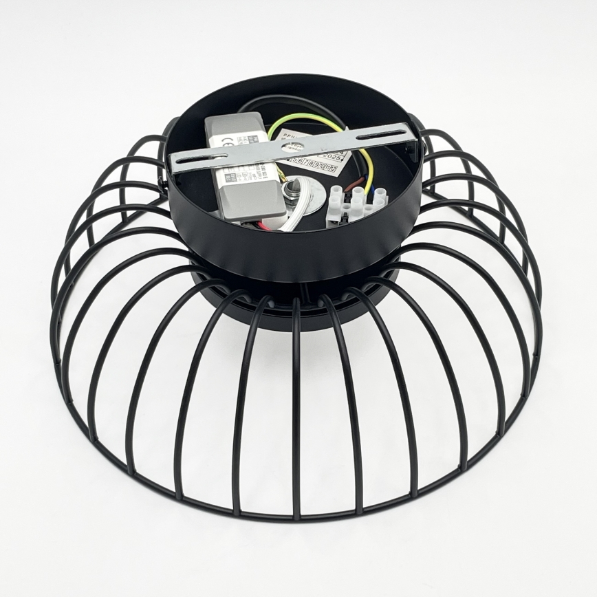 Luminária de teto BETSY LED/12W/230V diâmetro 25 cm preto