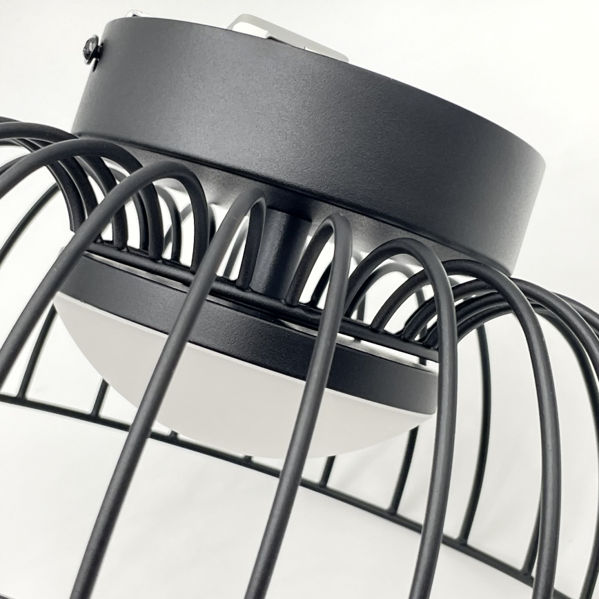 Luminária de teto BETSY LED/12W/230V diâmetro 25 cm preto