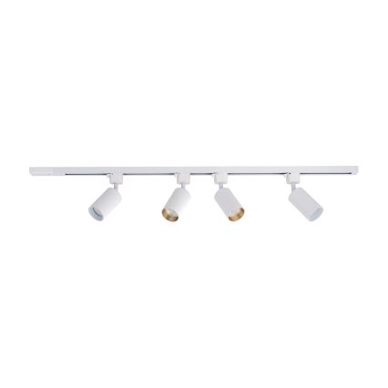 Luminária de teto em sistema de trilho TRACER 4xGU10/10W/230V 1 m branca