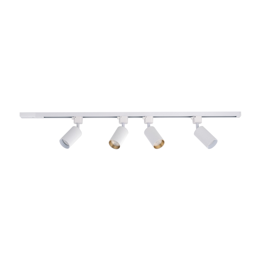 Luminária de teto em sistema de trilho TRACER 4xGU10/10W/230V 1 m branca