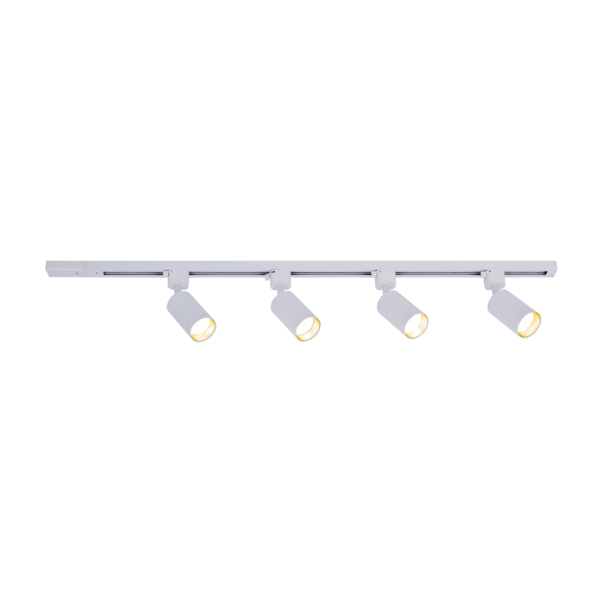 Luminária de teto em sistema de trilho TRACER 4xGU10/10W/230V 1 m branca