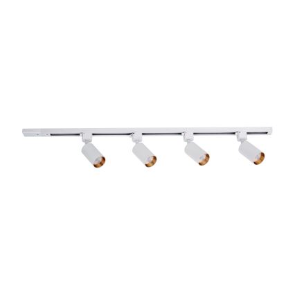 Luminária de teto em sistema de trilho TRACER 4xGU10/10W/230V 1 m branca