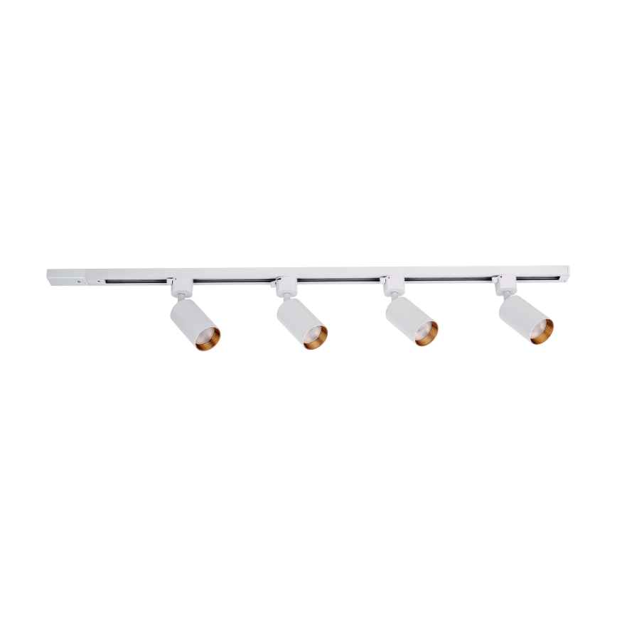 Luminária de teto em sistema de trilho TRACER 4xGU10/10W/230V 1 m branca