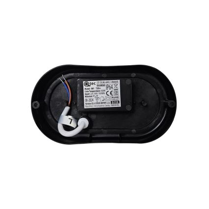 Luminária de teto exterior LED/8W/230V 4200K Ø 14 cm IP64 branca