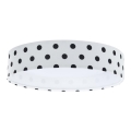 Luminária de teto infantil LED GALAXY KIDS LED/24W/230V bolinhas branco/preto