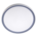 Luminária de Teto LED 18W 230V diâmetro 30 cm branco/cinza