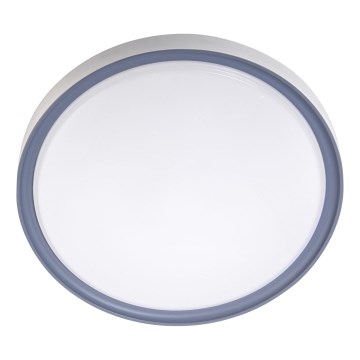 Luminária de Teto LED 18W 230V diâmetro 30 cm branco/cinza