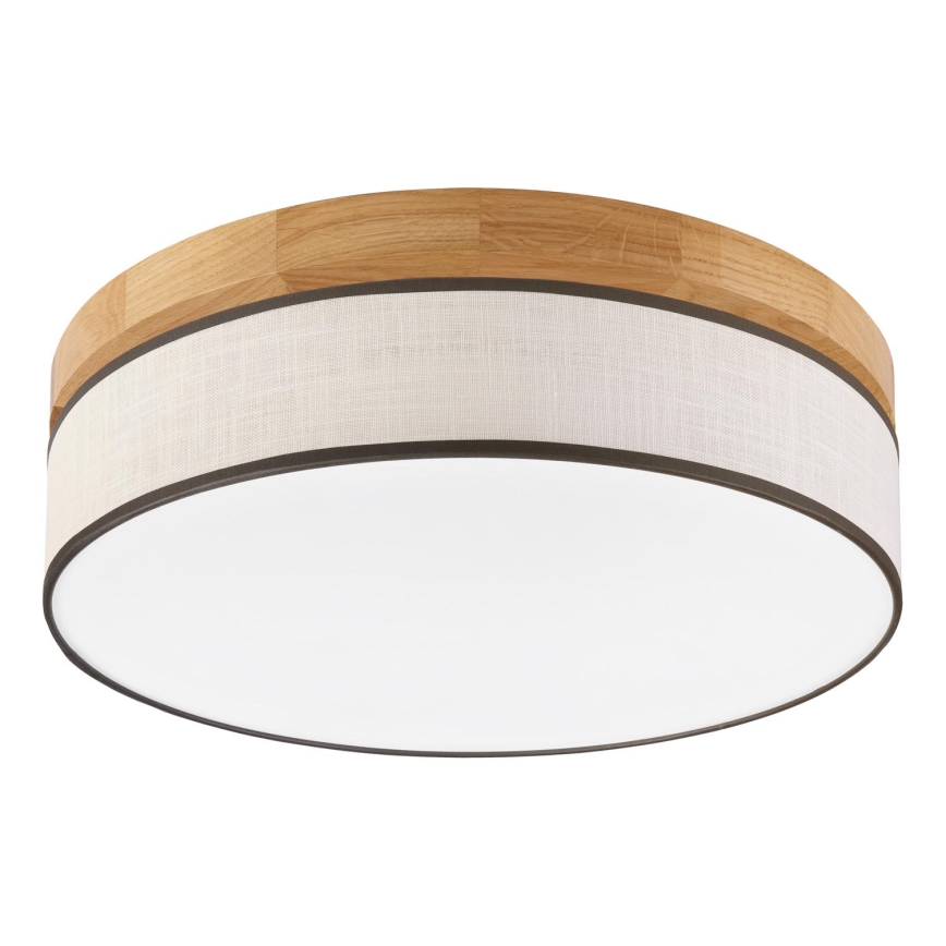 Luminária de Teto LED BELLADONNA 36W/230V 40 cm creme/ Carvalho