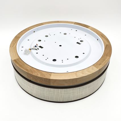 Luminária de Teto LED BELLADONNA 36W/230V 40 cm creme/ Carvalho