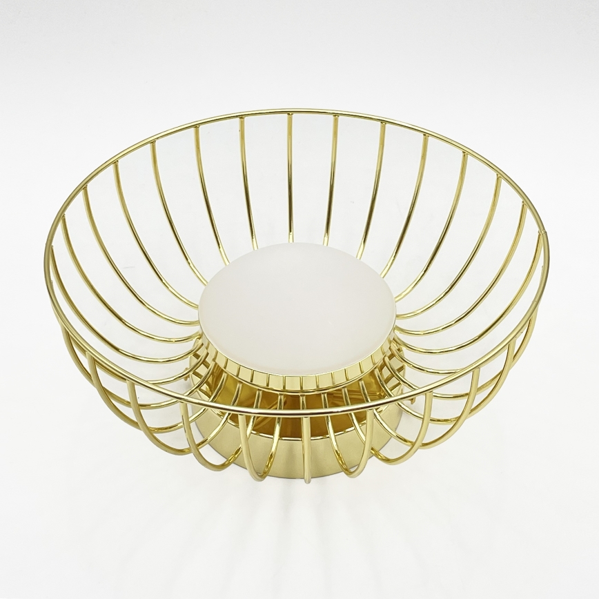 Luminária de teto LED BETSY LED/12W/230V diâmetro 25 cm dourada