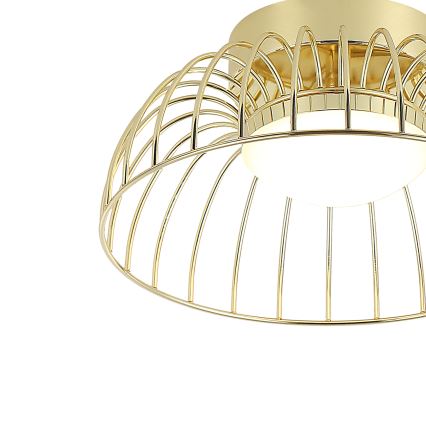 Luminária de teto LED BETSY LED/12W/230V diâmetro 25 cm dourada