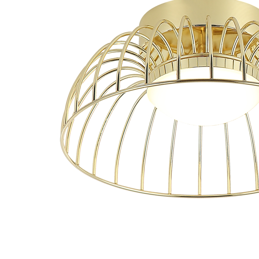 Luminária de teto LED BETSY LED/12W/230V diâmetro 25 cm dourada