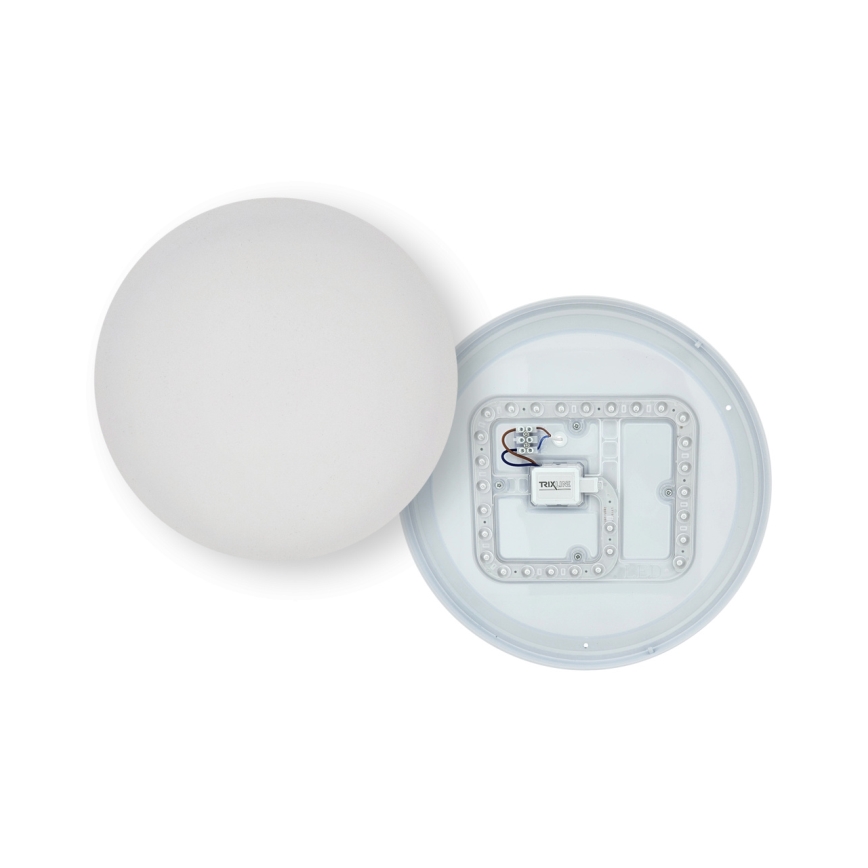 Luminária de teto LED com sensor de movimento LENA LED/24W/230V Ø 37,3 cm branca