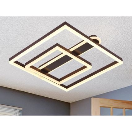 Luminária de teto LED dimável 95W/230V 3000-6500K + comando remoto