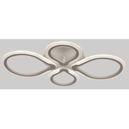 Luminária de teto LED dimmerizável TRIESTE 1xLED/52W/230V + controlo remoto