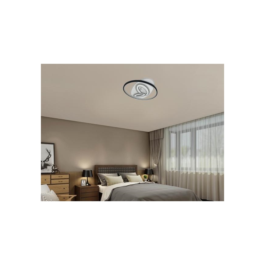 Luminária de teto LED dimerizável 105W/230V 3000-6500K + comando remoto