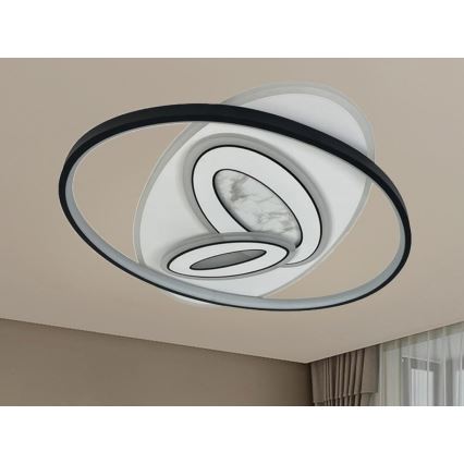 Luminária de teto LED dimerizável 105W/230V 3000-6500K + comando remoto