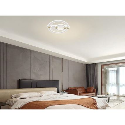 Luminária de teto LED dimerizável LED/120W/230V 3000-6500K + controlo remoto