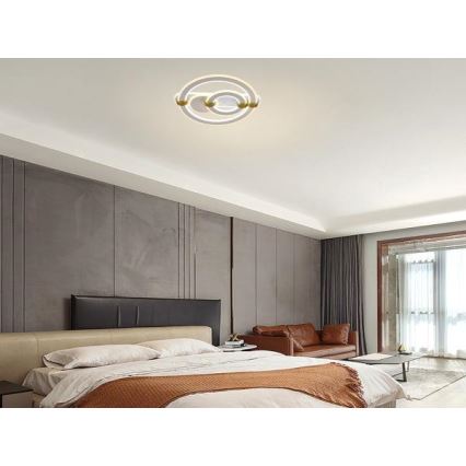 Luminária de teto LED dimerizável LED/120W/230V 3000-6500K + controlo remoto