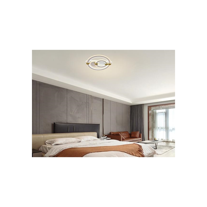 Luminária de teto LED dimerizável LED/120W/230V 3000-6500K + controlo remoto