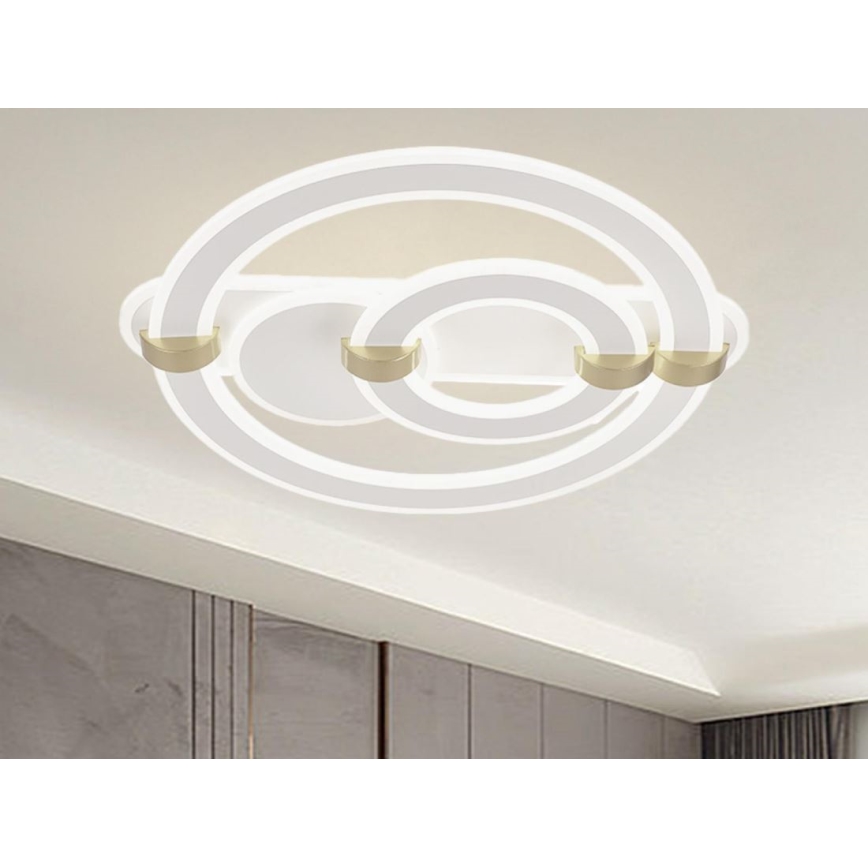 Luminária de teto LED dimerizável LED/120W/230V 3000-6500K + controlo remoto