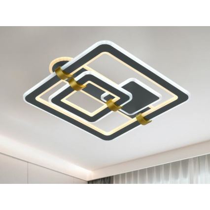 Luminária de teto LED dimerizável LED/140W/230V 3000-6500K + controlo remoto