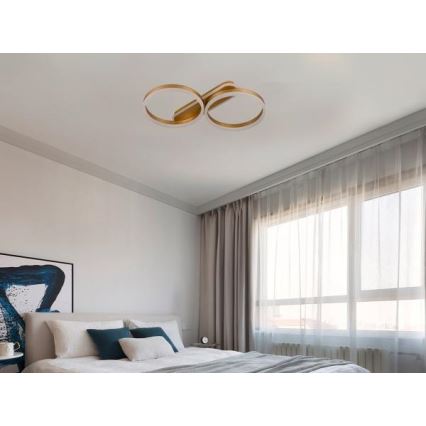 Luminária de teto LED dimerizável LED/60W/230V 3000-6500K + controlo remoto