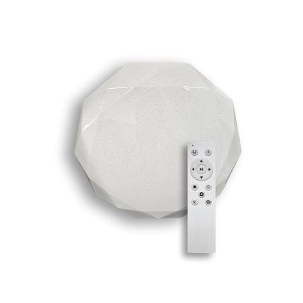 Luminária de teto LED dimmerizável INDUS LED/60W/230V 2700-6500K diâmetro 58 cm + controlo remoto