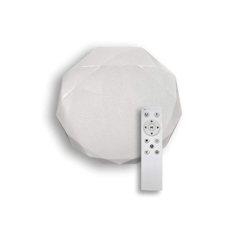 Luminária de teto LED dimmerizável INDUS LED/60W/230V 2700-6500K diâmetro 58 cm + controlo remoto