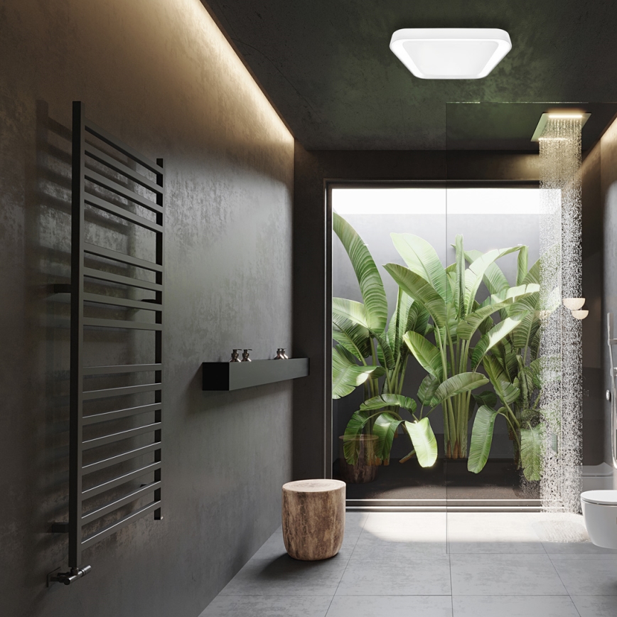 Luminária de teto LED dimmerizável QUADRO LED/38W/230V 3000-6000K branca + controlo remoto