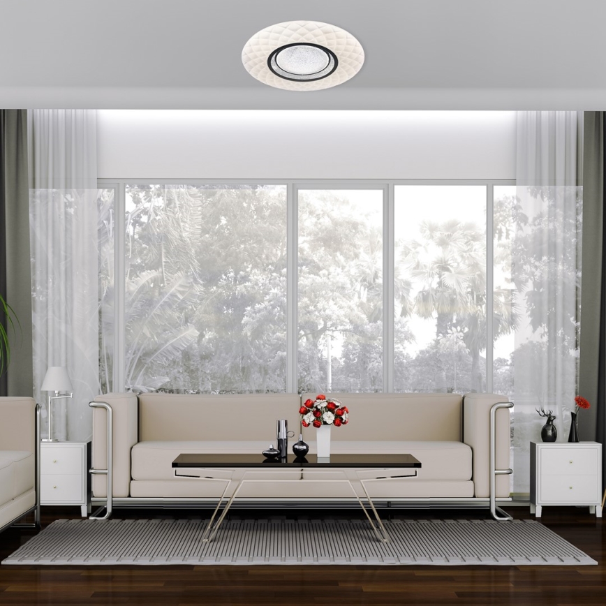 Luminária de teto LED dimmerizável TOKYO LED/48W/230V + controlo remoto