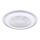 Luminária de teto LED dimmerizável com ventilador ZONDA LED/48W/230V 3000-6000K prata + controlo remoto