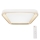 Luminária de teto LED dimmerizável QUADRO LED/38W/230V 3000-6000K branco/dourado + comando à distância
