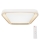 Luminária de teto LED dimmerizável QUADRO LED/66W/230V 3000-6000K branco/dourado + comando à distância