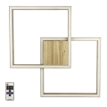 Luminária de teto LED dimmerizável RAMME LED/48W/230V carvalho fosco + controlo remoto