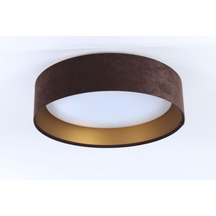 Luminária de Teto LED GALAXY LED/24W/230V diâmetro 44 cm castanho/dourado