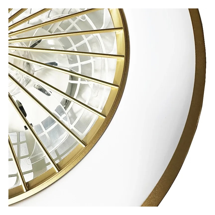 Luminária de teto LED dimmerizável com ventilador OPAL LED/48W/230V 3000-6500K + controlo remoto