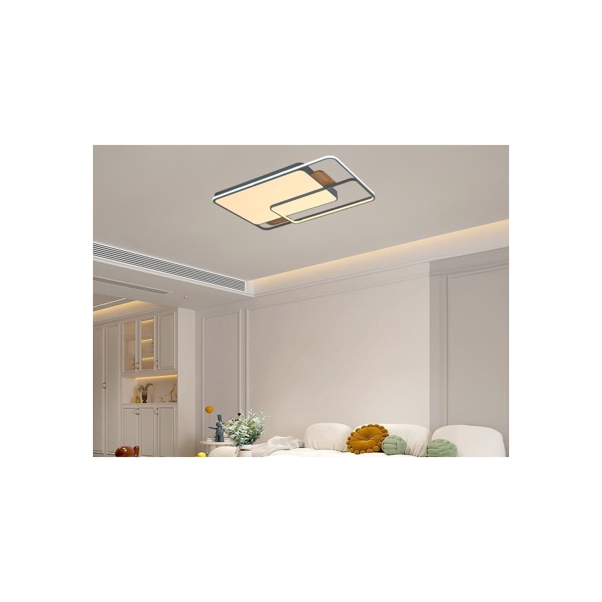 Luminária de teto LED regulável 280W/230V 3000-6500K + comando remoto