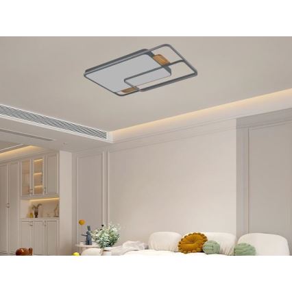 Luminária de teto LED regulável 280W/230V 3000-6500K + comando remoto