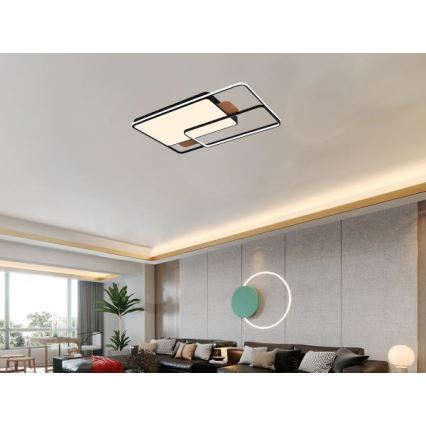 Luminária de teto LED regulável LED/280W/230V 3000-6500K + controlo remoto