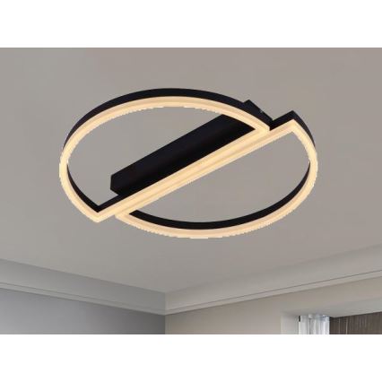 Luminária de teto LED regulável LED/55W/230V 3000-6500K + comando remoto
